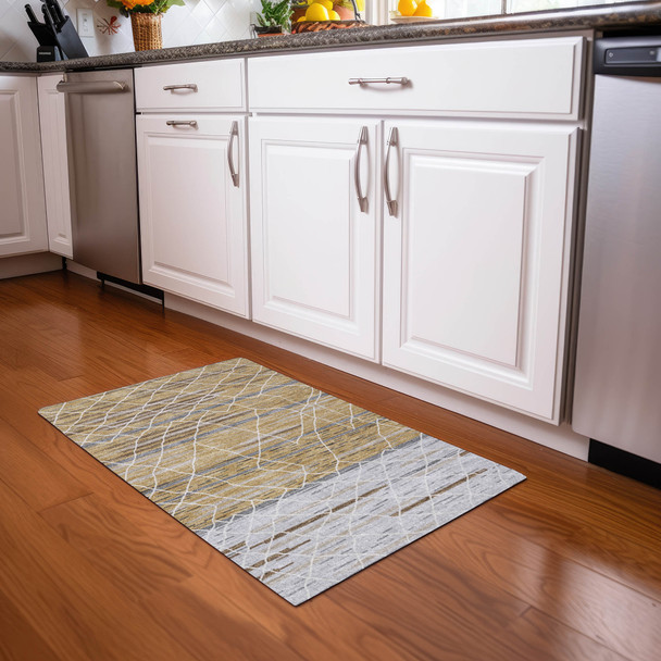 Addison Chantille ACN1025 Gold Rug