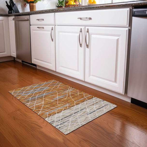 Addison Chantille ACN1025 Terracotta Rug