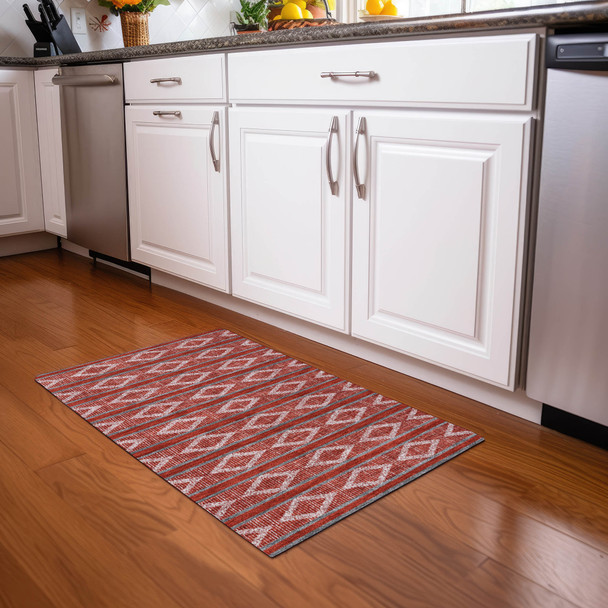 Addison Chantille ACN1029 Red Rug