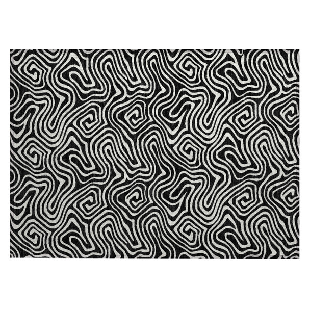 Addison Chantille ACN1030 Black Rug