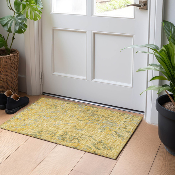 Addison Chantille ACN1038 Gold Rug