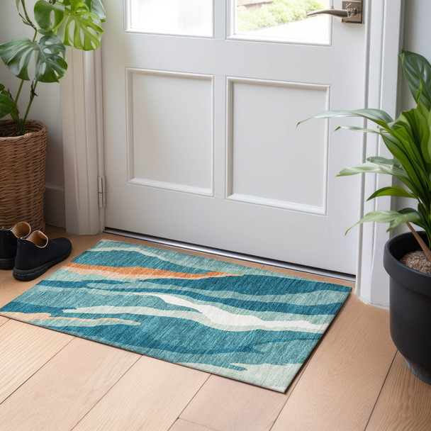 Addison Chantille ACN1047 Teal Rug
