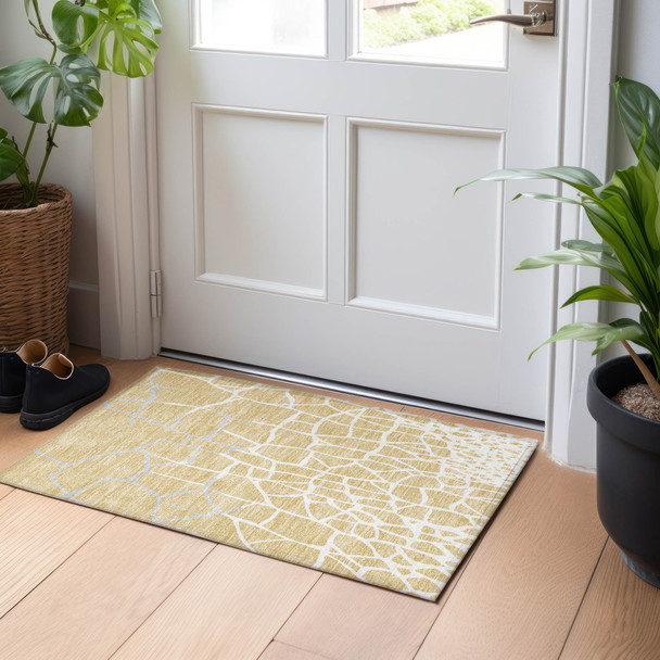 Addison Chantille ACN1049 Gold Rug