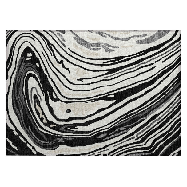 Addison Chantille ACN1051 Black Rug