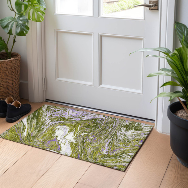 Addison Chantille ACN1061 Olive Rug