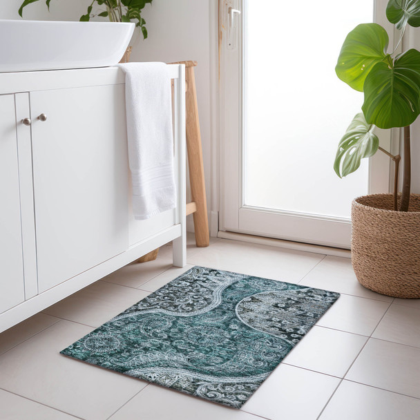 Addison Chantille ACN1078 Teal Rug