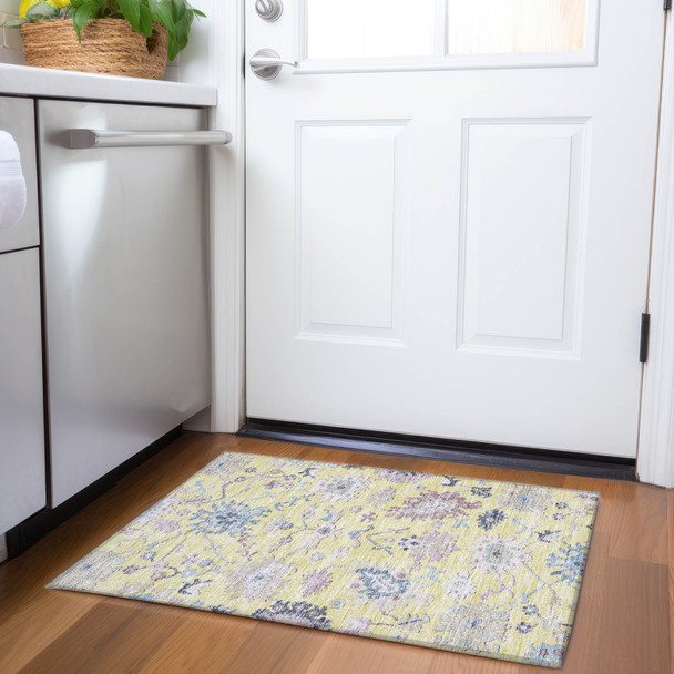 Addison Chantille ACN1154 Yellow Rug