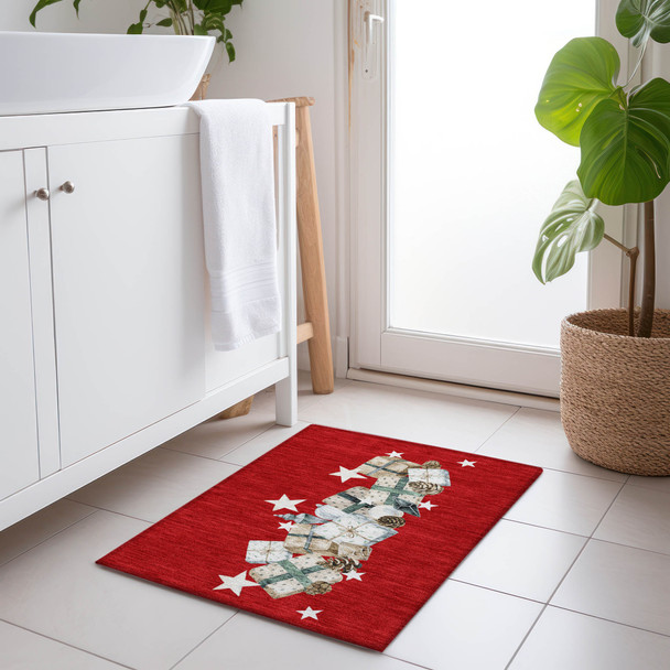 Addison Chantille ACN1825 Red Rug