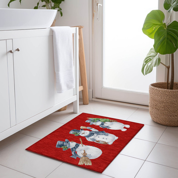 Addison Chantille ACN1826 Red Rug