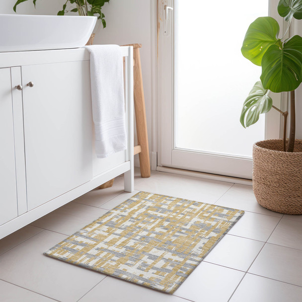 Addison Chantille ACN1849 Gold Rug