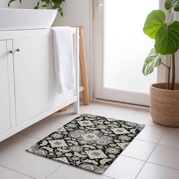 Addison Chantille ACN1853 Black Rug