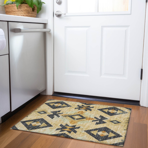 Addison Chantille ACN1882 Gold Rug