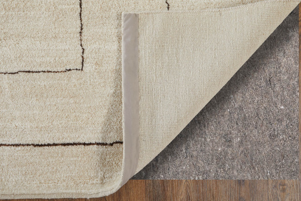 Feizy Agape 69H7F Ivory Brown Area Rug