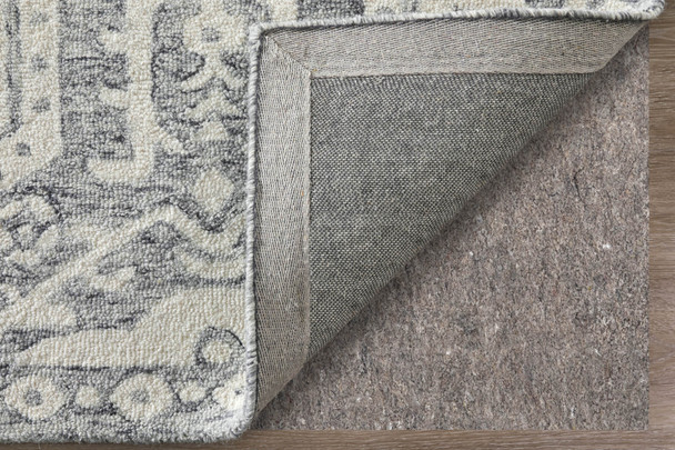 Feizy Belfort 8A27F Gray White Area Rug