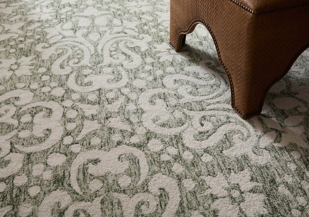 Feizy Belfort 8A28F Ivory Green Area Rug