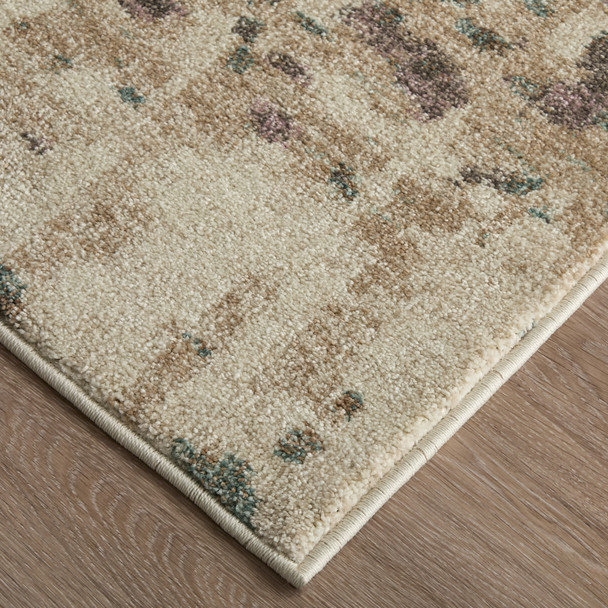 Feizy Eden 39QRF Ivory Blue Purple Area Rug