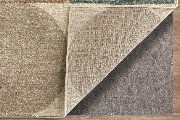Feizy Eden 39QUF Ivory Brown Blue Area Rug