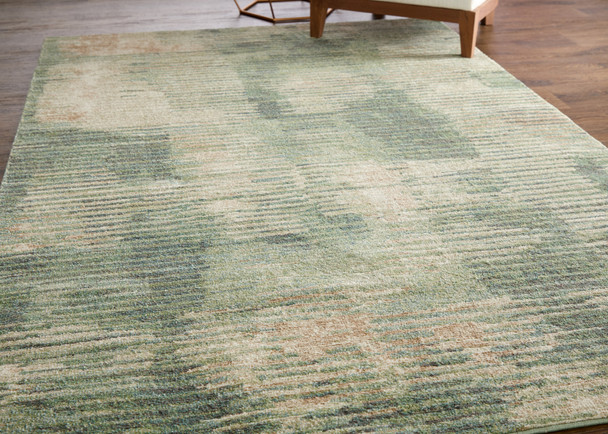 Feizy Eden 39QYF Green Ivory Brown Area Rug