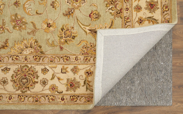 Feizy Wagner 8941F Tan Brown Green Area Rug