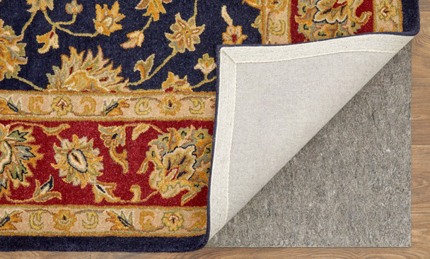 Feizy Wagner 8942F Blue Red Gold Area Rug