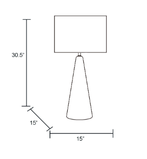 Surya Fulton FUT-001 Accent Table Lamp