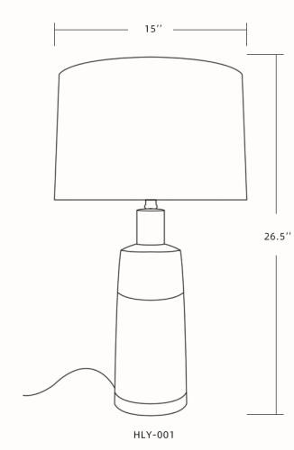 Surya Healey HLY-001 Accent Table Lamp