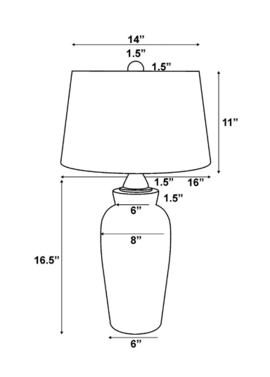 Surya Hierro HRR-001 Accent Table Lamp