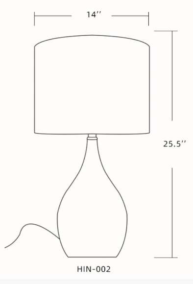 Surya Hinton HIN-002 Accent Table Lamp