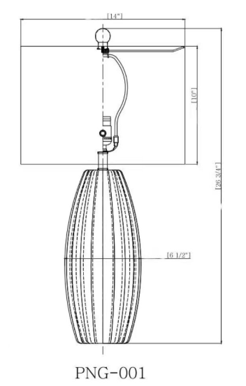 Surya Pangong PNG-001 Accent Table Lamp