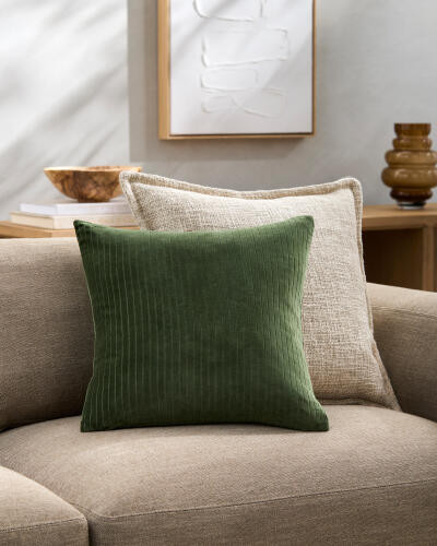 Surya Cotton Velvet Stripes CV-090 Accent Pillow