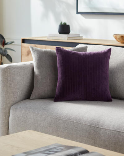 Surya Cotton Velvet Stripes CV-091 Accent Pillow
