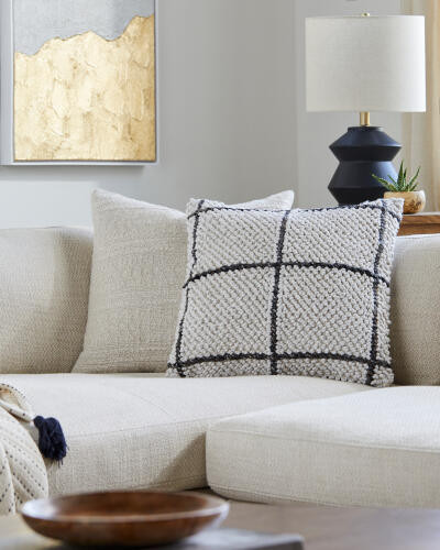 Surya Pane PAN-001 Accent Pillow