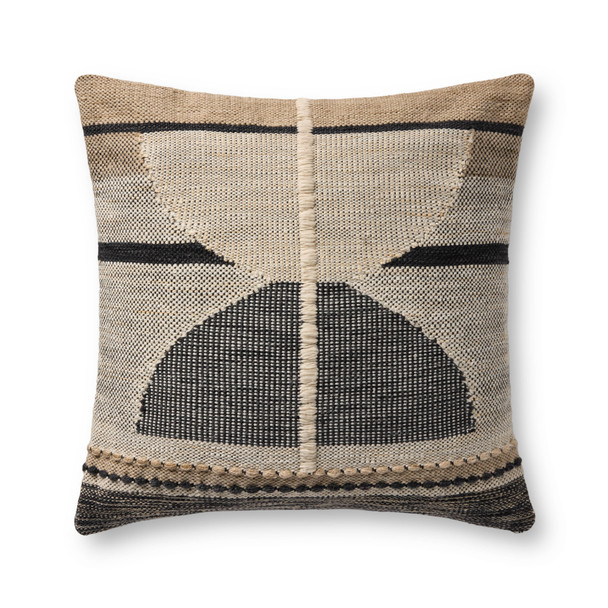 Loloi PLL0186 Black / Ivory Pillow