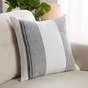 Jaipur Living Parque ACA11 Outdoor Handmade Striped White And Black Pillow