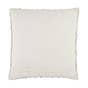 Jaipur Living Kaz AGO06 Handmade Solid Light Gray And Ivory Pillow