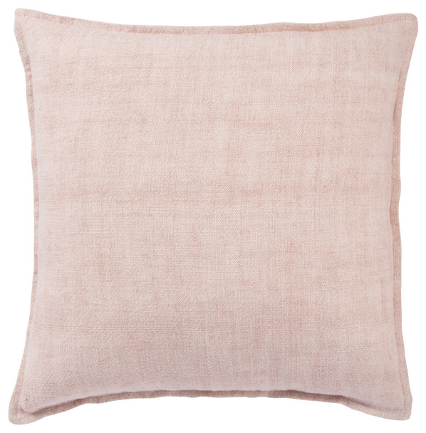 Jaipur Living Blanche BRB02 Handmade Solid Light Pink Pillow
