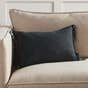 Jaipur Living Majere JEM01 Handmade Solid Navy Lumbar Pillow