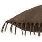 Jaipur Living Majere JEM05 Handmade Solid Brown Pillow