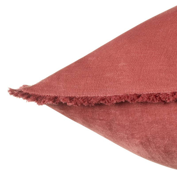 Jaipur Living Sunbury NOU19 Handmade Solid Pink Pillow