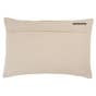 Jaipur Living Bourdelle NOU26 Handmade Chevron Beige And White Lumbar Pillow
