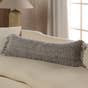 Jaipur Living Mellah AGO22 Handmade Solid Taupe And Gray Lumbar Pillow