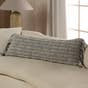 Jaipur Living Sameen AGO24 Handmade Solid Taupe And Gray Lumbar Pillow