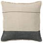 Jaipur Living Morrigan TAN17 Handmade Striped Gray Pillow