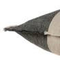 Jaipur Living Morrigan TAN17 Handmade Striped Gray Pillow
