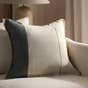 Jaipur Living Morrigan TAN17 Handmade Striped Gray Pillow