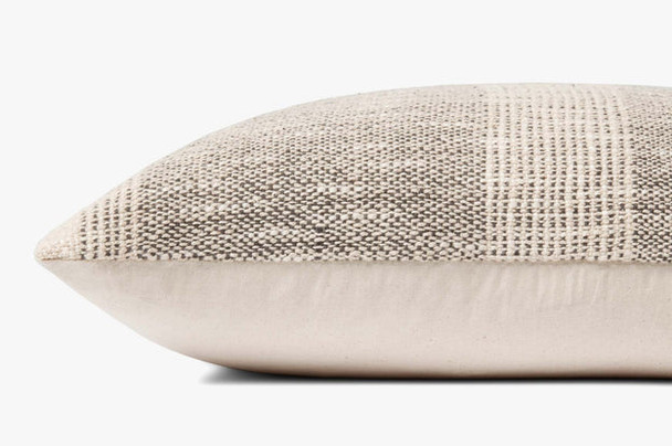 Loloi Dusk PAR0005 Charcoal Ivory Pillow