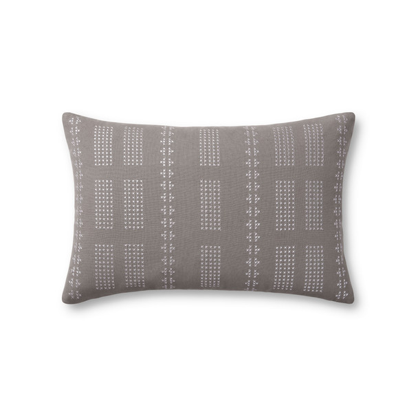 Loloi William PJS0007 Grey Pillow