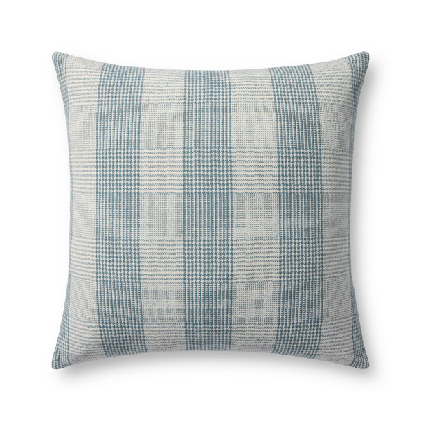 Loloi Auggie PCJ0021 Blue White Pillow