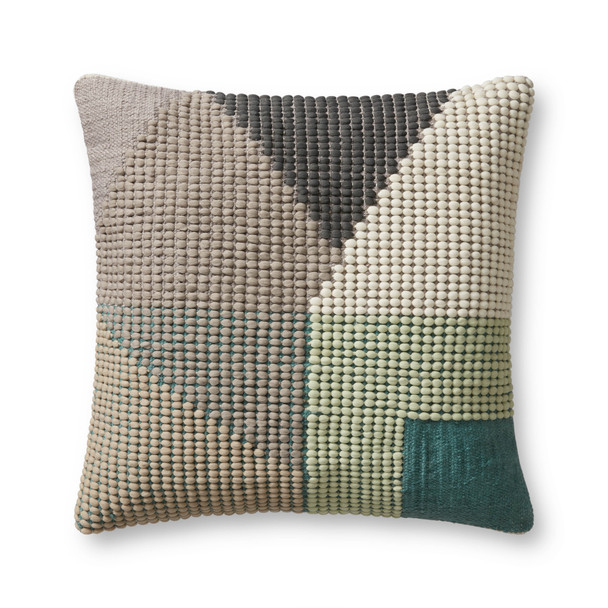Loloi Pillows P0504 Teal Multi Pillow