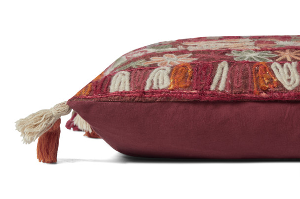 Loloi Pillows PLL0014 Pink Multi Pillow